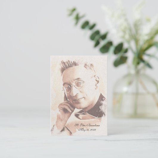 サンティトゥスブランドスマカトリック祈りの言葉司祭 プレイスカード (スタンド正面)