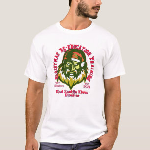 サンティファ・クロースがサンタ・クラウス・クリスマス・アンチ・マル Tシャツ