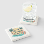 サンティーンズサンキス鼻ビーチ美学 ストーンコースター (横)