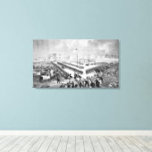 サンティー・スーの蜂起，マンカト，ミネソタ， 186 キャンバスプリント (インサイチュ (ウッドフロア))