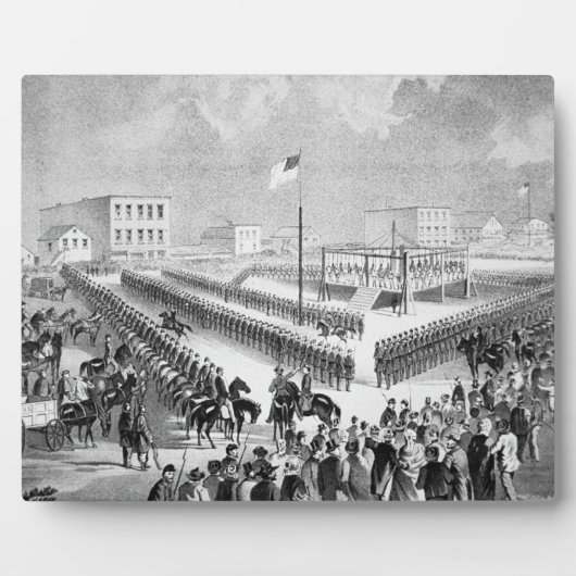 サンティー・スーの蜂起，マンカト，ミネソタ， 186 フォトプラーク (正面)