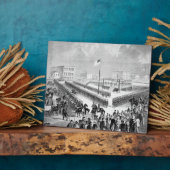 サンティー・スーの蜂起，マンカト，ミネソタ， 186 フォトプラーク (側面)