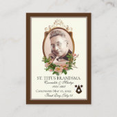 サンテトゥスブランスマ列聖記念会 プレイスカード (正面)