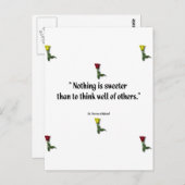 サンテリーズ引用文1 ポストカード (正面/裏面)