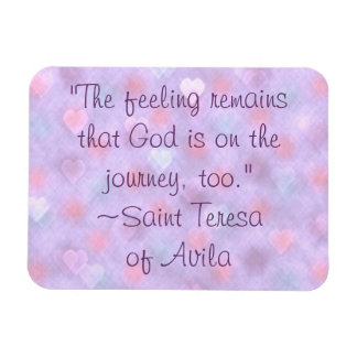 サンテレサゴッドオンジャーニー引用文マグネット マグネット