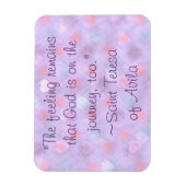 サンテレサゴッドオンジャーニー引用文マグネット マグネット (縦)