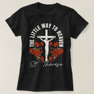 サンテレーリトルウェイカトリックの女神 Tシャツ