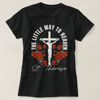 サンテレーリトルウェイカトリックの女神 Tシャツ