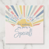 サンテーマ、レインボーパーティー、サンシャインビーフビットバッグ フェイバータグ (正面)