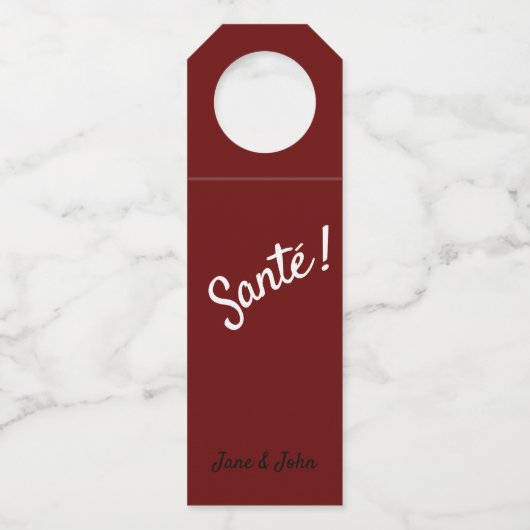 サンテ ボトルネックタグ (正面)