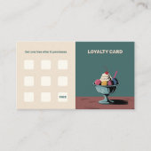 サンデアイスクリームパーラーロイヤリティカード 名刺 (正面)