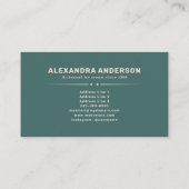 サンデアイスクリームパーラー 名刺 (裏面)