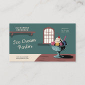 サンデアイスクリームパーラー 名刺 (正面)