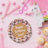 サンデアイスクリーム誕生日 ペーパープレート (パーティー)