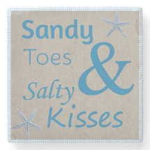 サンディのつま先および塩辛いキスのビーチの生命引用文