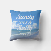 サンディのつま先および塩辛いキス クッション (裏面)