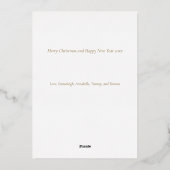 サンディのスマイル4ビーチワイクリスマスのための喜び 箔シーズンカード (裏面)