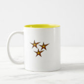 サンディのヒトデビーチサマーアート ツートーンマグカップ (左)