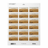 サンディのヒトデビーチ住所 シール (フルシート)