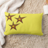 サンディのビーチアート ランバークッション (ブランケット)