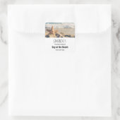 サンディのビーチ写真キャンドルビズ スクエアシール (バッグ)