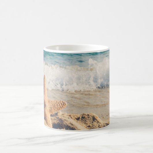 サンディのビーチ写真 コーヒーマグカップ (中央)