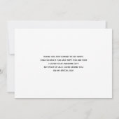 サンディのビーチ写真 サンキューカード (裏面)