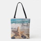 サンディのビーチ写真 トートバッグ (裏面)