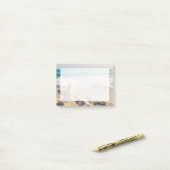 サンディのビーチ写真 ポストイット (デスク上)