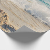 サンディのビーチ写真 ラッピングペーパー (角)