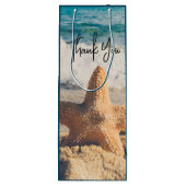 サンディのビーチ写真 ワインギフトバッグ (裏面)