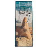 サンディのビーチ写真 ワインギフトバッグ (正面)