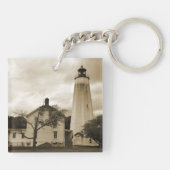 サンディのホックの灯台 キーホルダー (裏面)