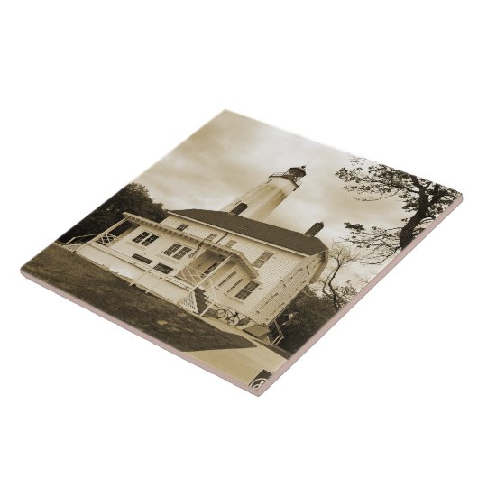 サンディのホックの灯台 タイル (側面)