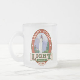 サンディのホックの灯台 フロストグラスマグカップ