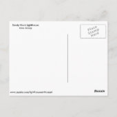 サンディのホックの灯台 ポストカード (裏面)