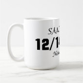 サンディのホックは決して忘れません コーヒーマグカップ (左)