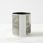 サンディのホックNJの灯台ヴィンテージ マグカップ (中央)