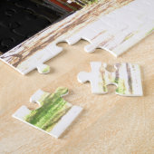 サンディの入り江の屋根付橋 ジグソーパズル (側面)