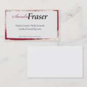 サンディの名刺 名刺 (正面/裏面)