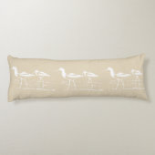 サンディの沿岸白いシギ及び暗灰色 ボディピロー (裏面)