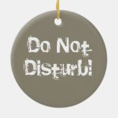 サンディはタツノオトシゴの写真を織りました セラミックオーナメント (裏面)