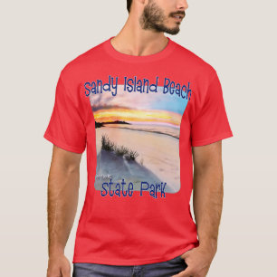 サンディアイランドビーチ州パークニューヨーク Tシャツ