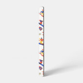 サンディアピークニューメキシコスキースノーボードパターン SAMSUNG GALAXYケース (左側面)