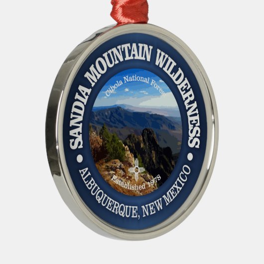 サンディアマウンテンウィルダネス メタルオーナメント (右)