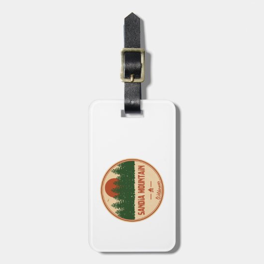 サンディアマウンテンウィルダネス ラゲッジタグ (正面縦)