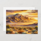 サンディアマウンテンズニューメキシコ ポストカード (正面/裏面)