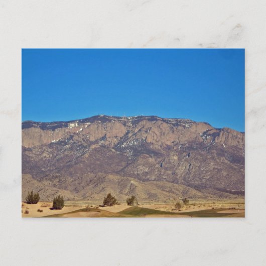 サンディアマウンテン、アルバカーキニューメキシコ2 ポストカード (正面)