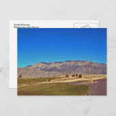 サンディアマウンテン、アルバカーキニューメキシコ ポストカード (正面/裏面)