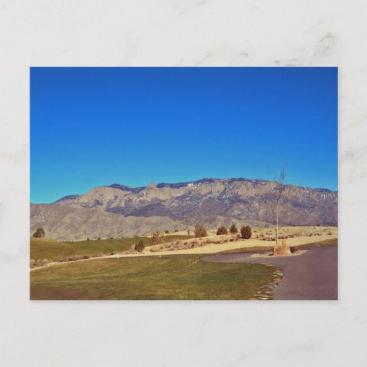 サンディアマウンテン、アルバカーキニューメキシコ ポストカード (正面)